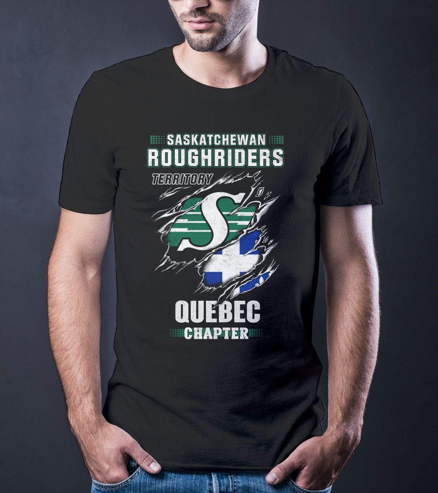 Saskatchewan Roughriders Territory Quebec Chapter T-Shirt