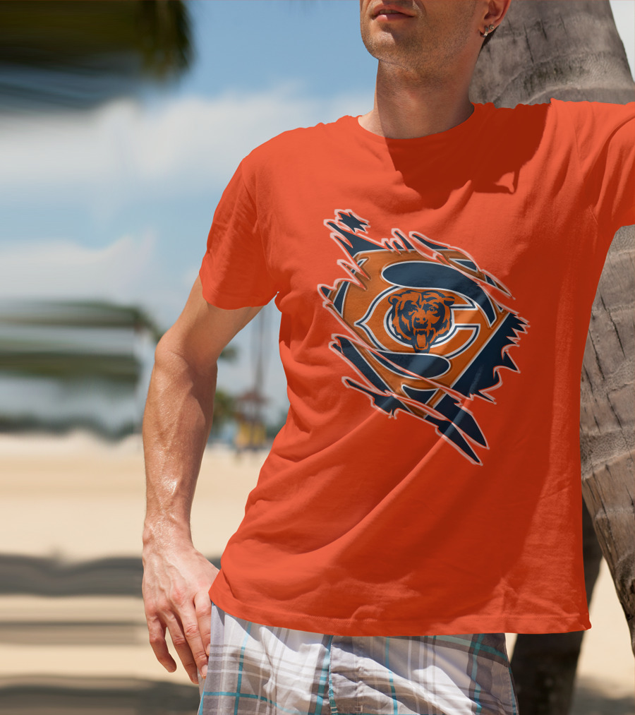 Chicago Bears Superman Logo Fusion T-Shirt