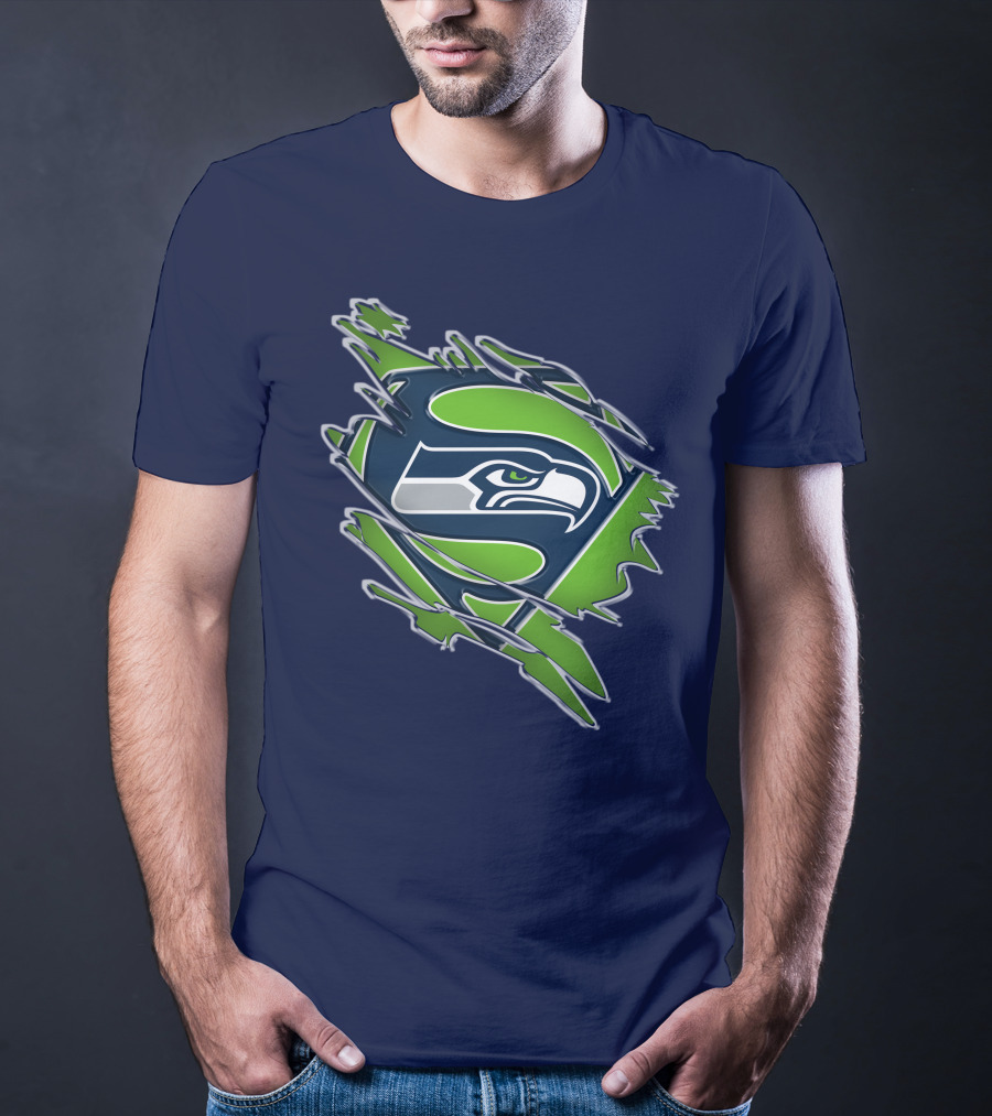 Seahawks Super Logo Emblem T-Shirt