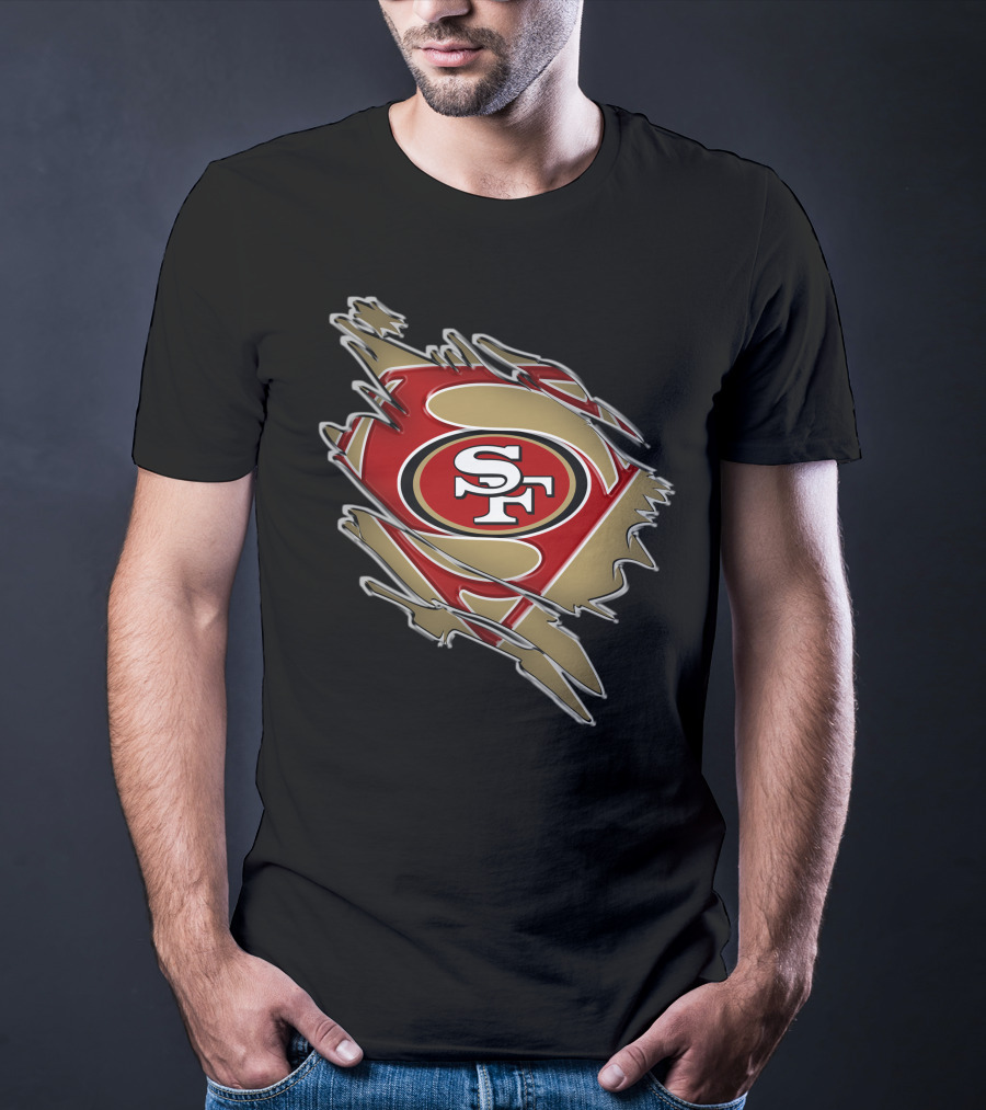 49ers Sf Superman Shield T-Shirt