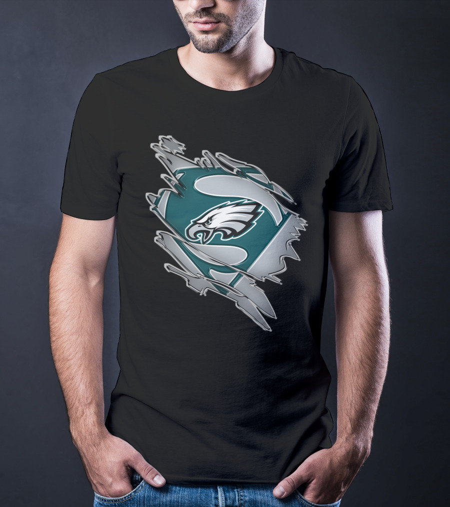 Philadelphia Eagles Super Logo Emblem T-Shirt
