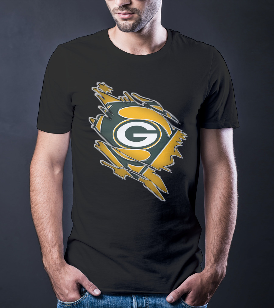 Packers Super Logo Hero Fan Gear T-Shirt