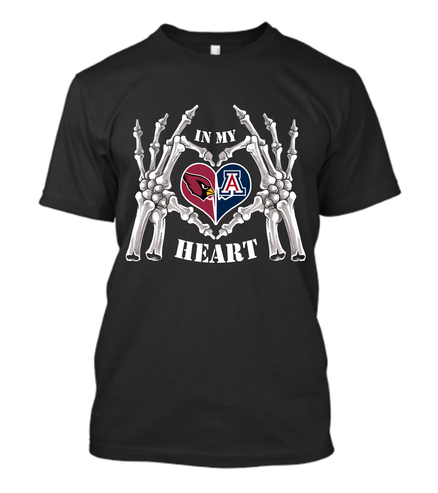 Cardinals Arizona Wildcats In My Heart T-Shirt