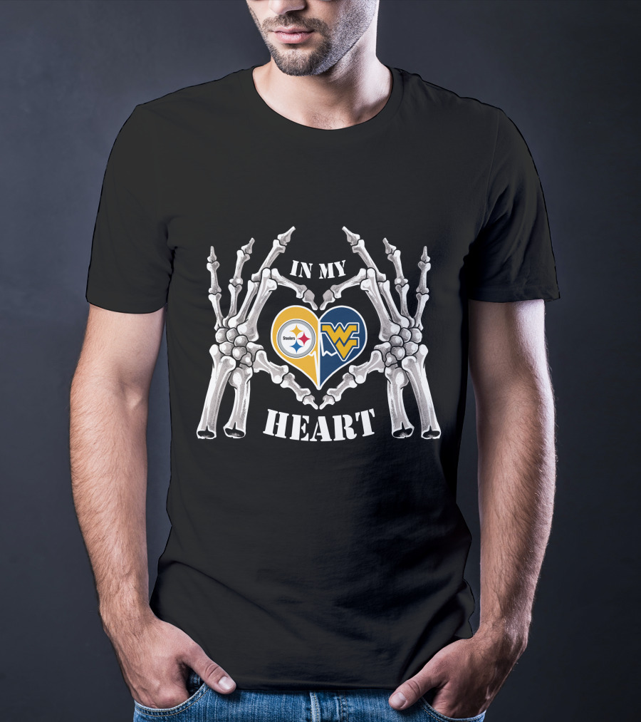 In My Heart Steelers Mountaineers T-Shirt
