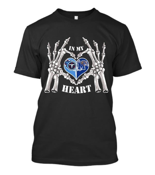 Titans Memphis Tigers In My Heart T-Shirt