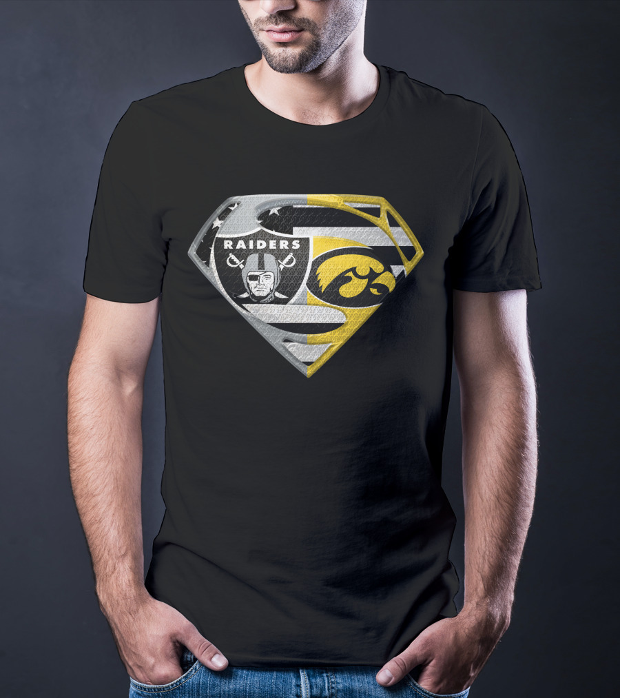 Raiders Iowa Hawkeyes Super Logo Spm T-Shirt