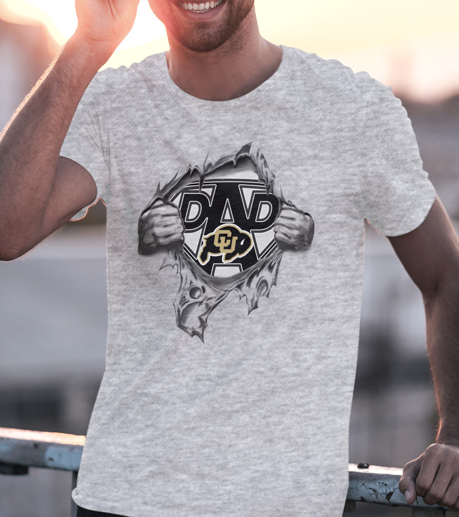 DAD Colorado Buffaloes Super Dad T-Shirt