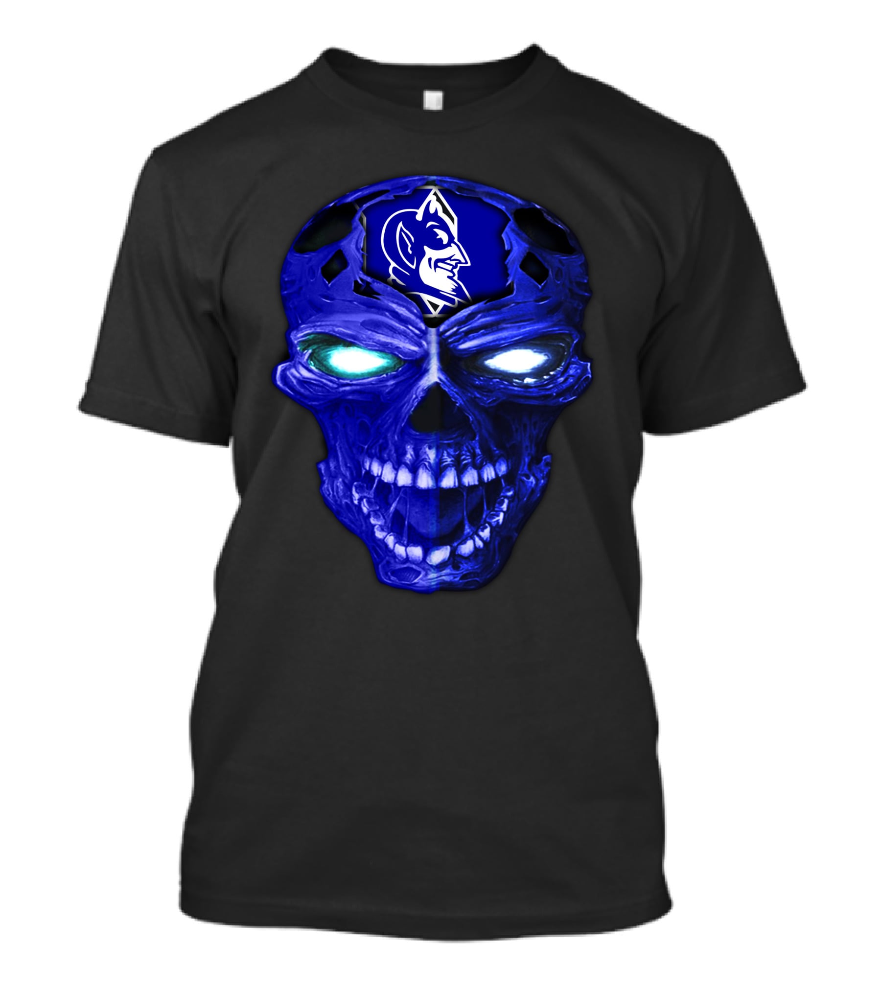 Duke Blue Devils Skull Emblem T-Shirt