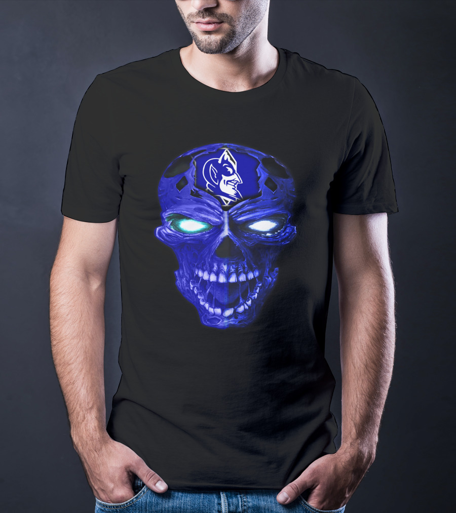 Duke Blue Devils Skull Emblem T-Shirt