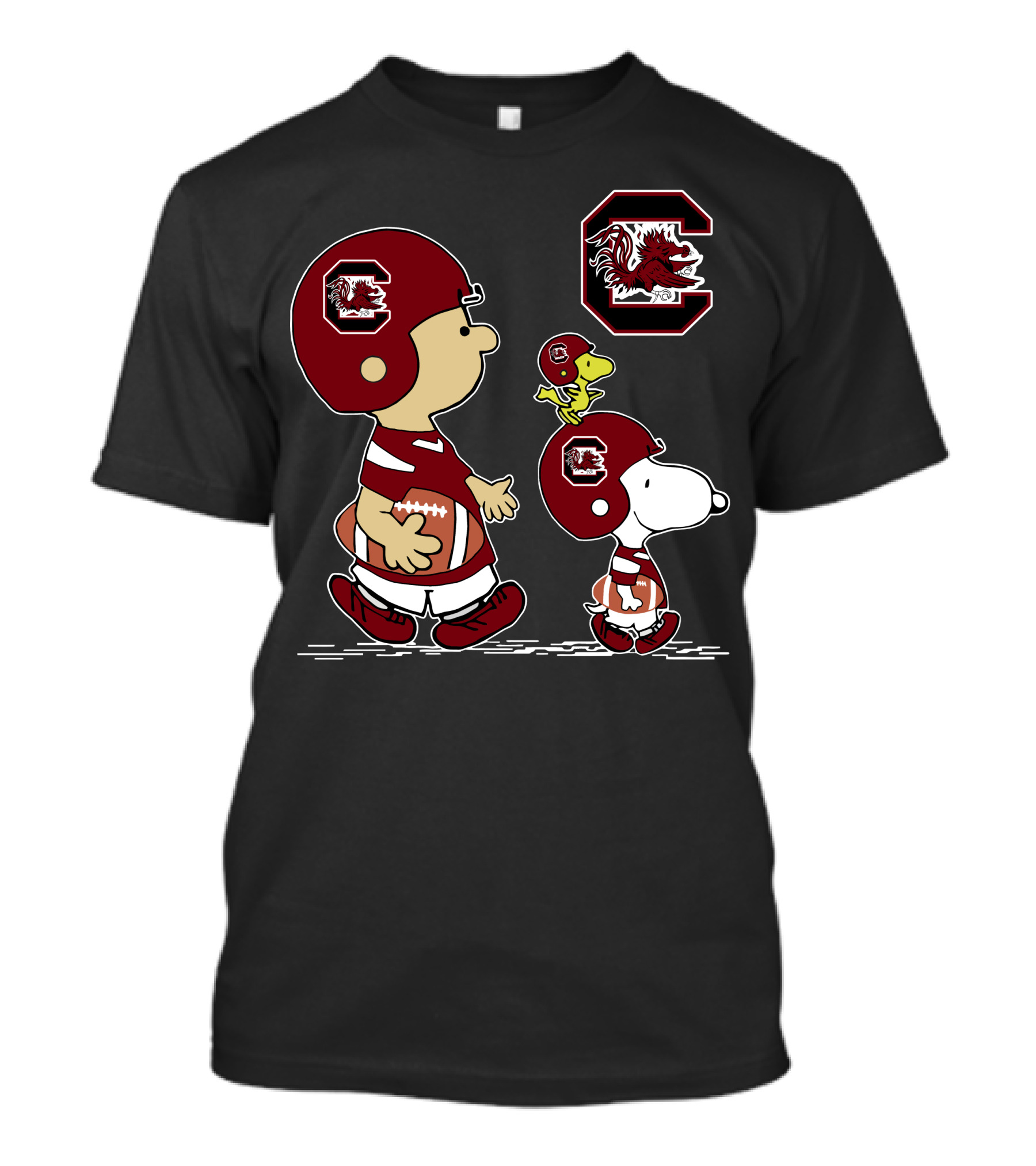South Carolina Gamecocks Football Characters T-Shirt