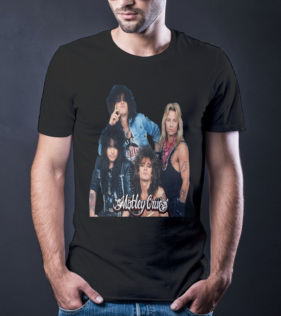 Motley Crue Band Members Photo T-Shirt
