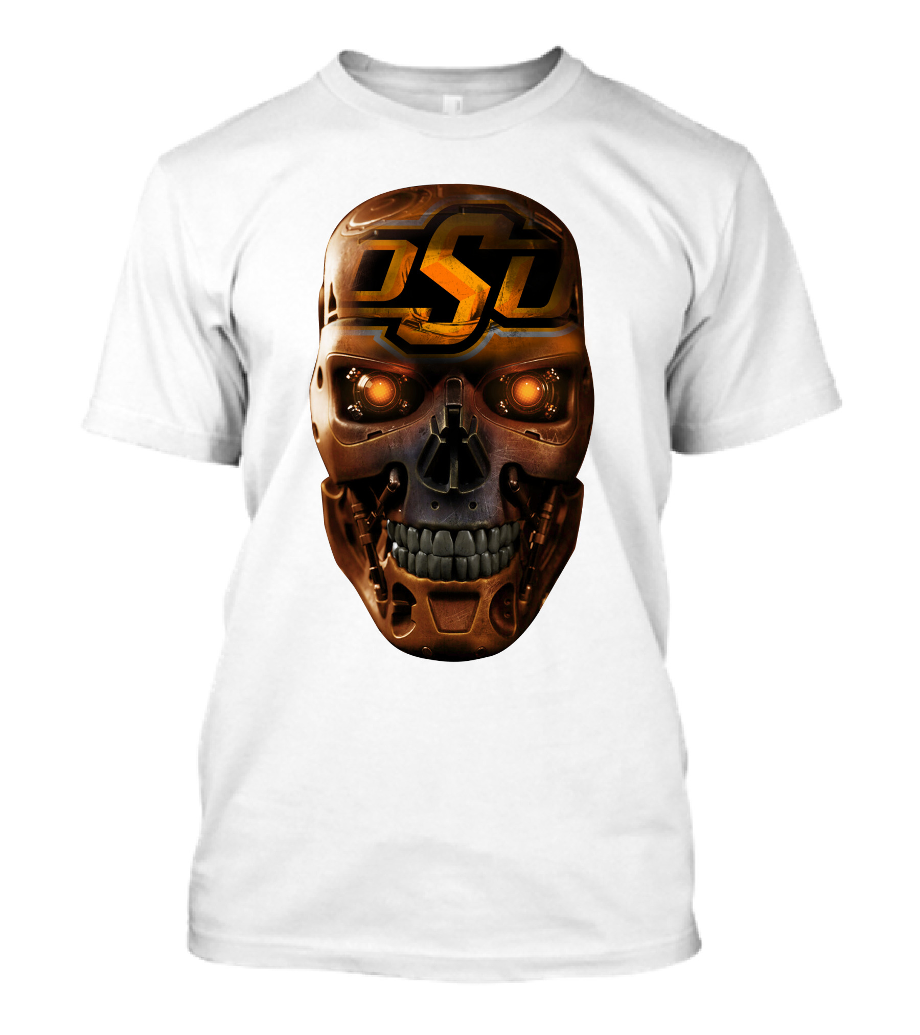 OSU Cowboys Skull Mechanic T-Shirt