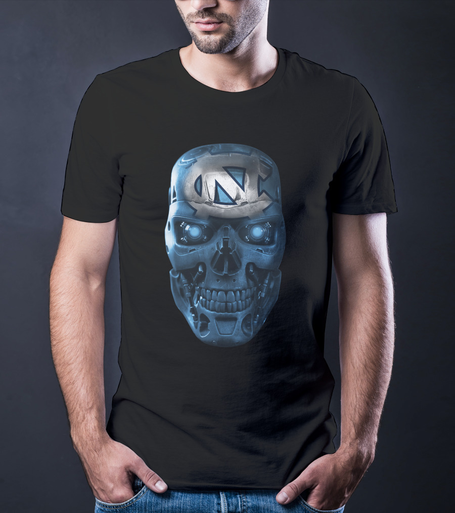 SKULL TARHEELS TERMINATOR INSPIRED T-Shirt