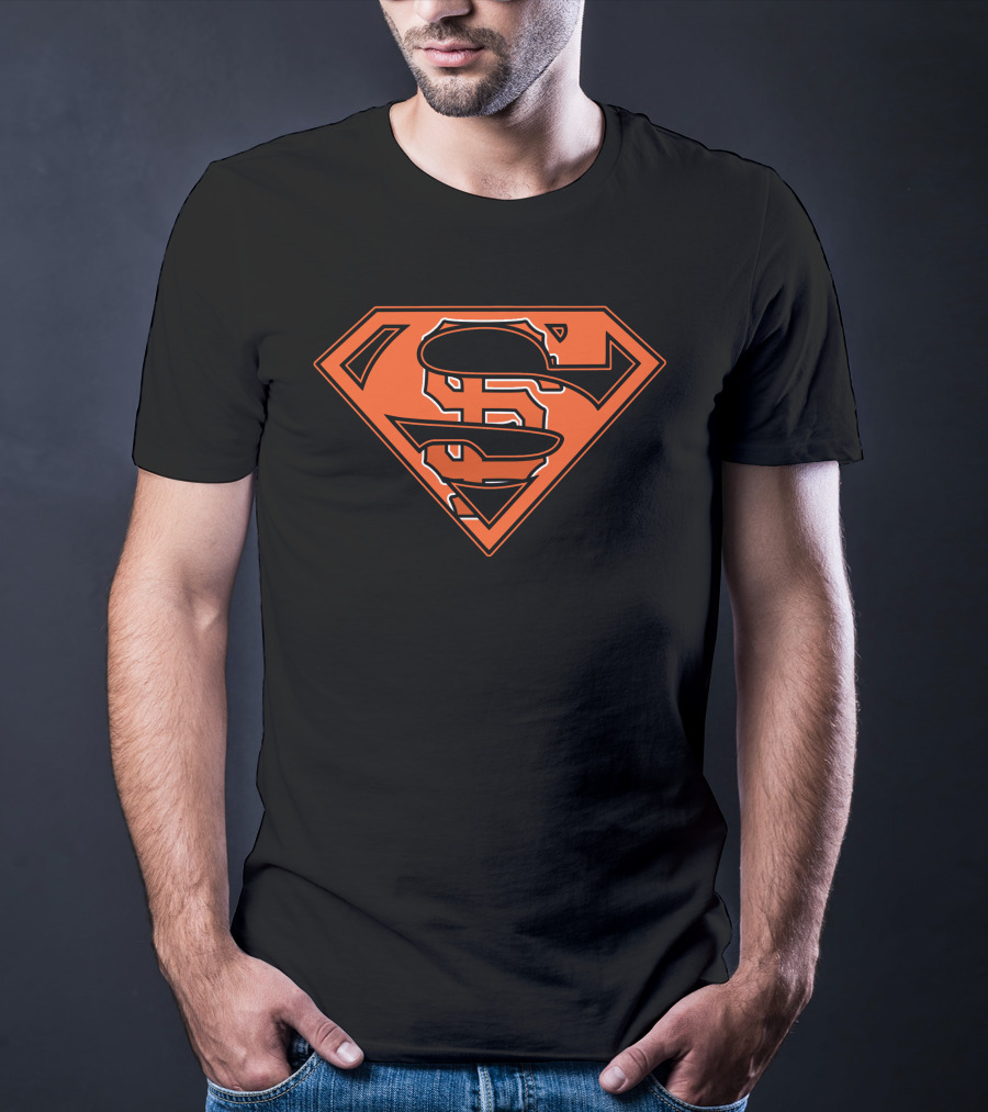 Superman Giants Orange T-Shirt