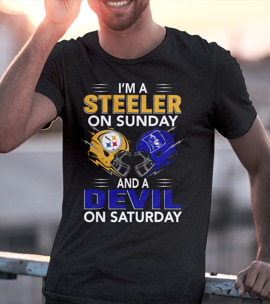 I'm A Steeler On Sunday And A Devil On Saturday T-Shirt