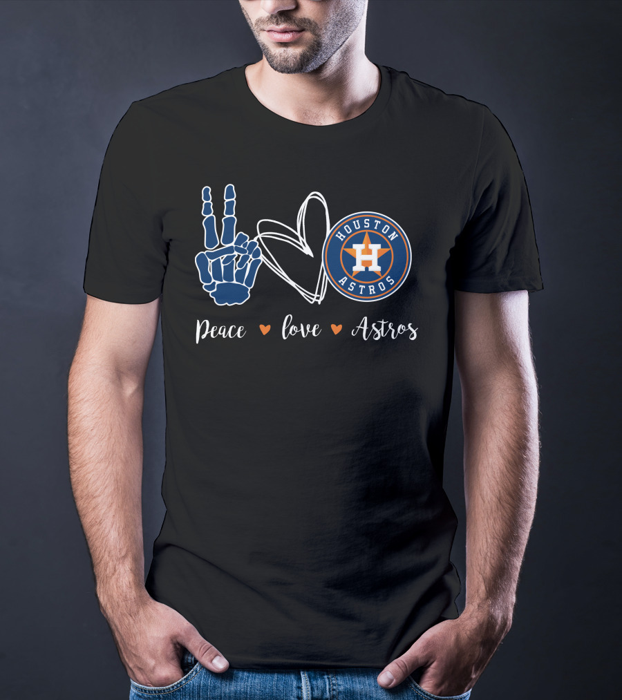 Peace Love Houston Astros T-Shirt