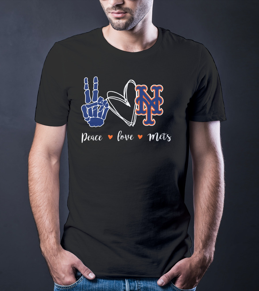 Peace Love New York Mets T-Shirt