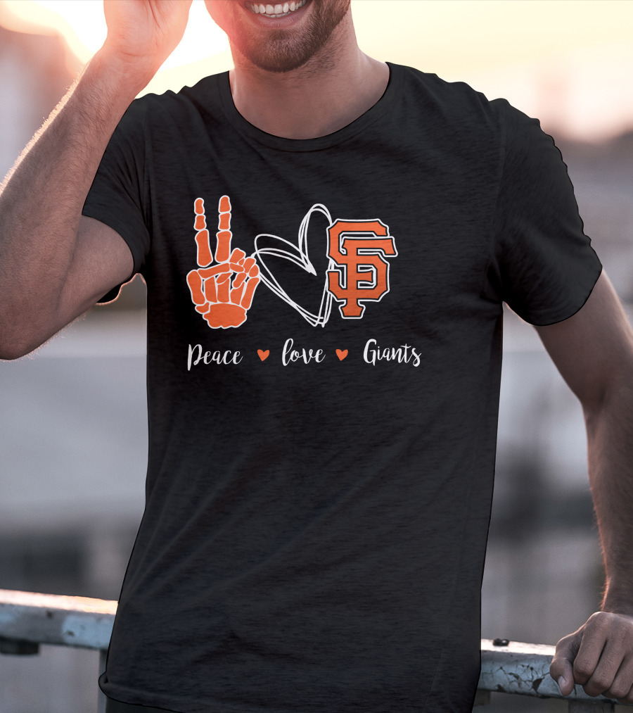 Peace Love San Francisco Giants T-Shirt