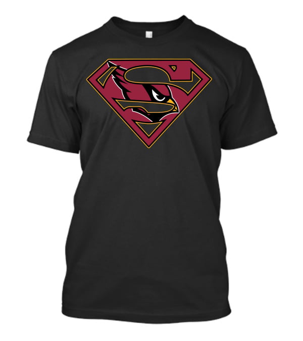 Arizona Cardinals Superman Logo Mix T-Shirt