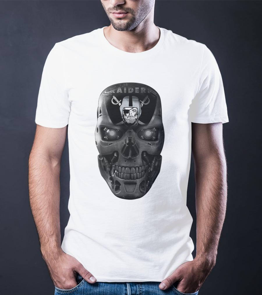 Raiders Skull Cyberpunk Fusion T-Shirt