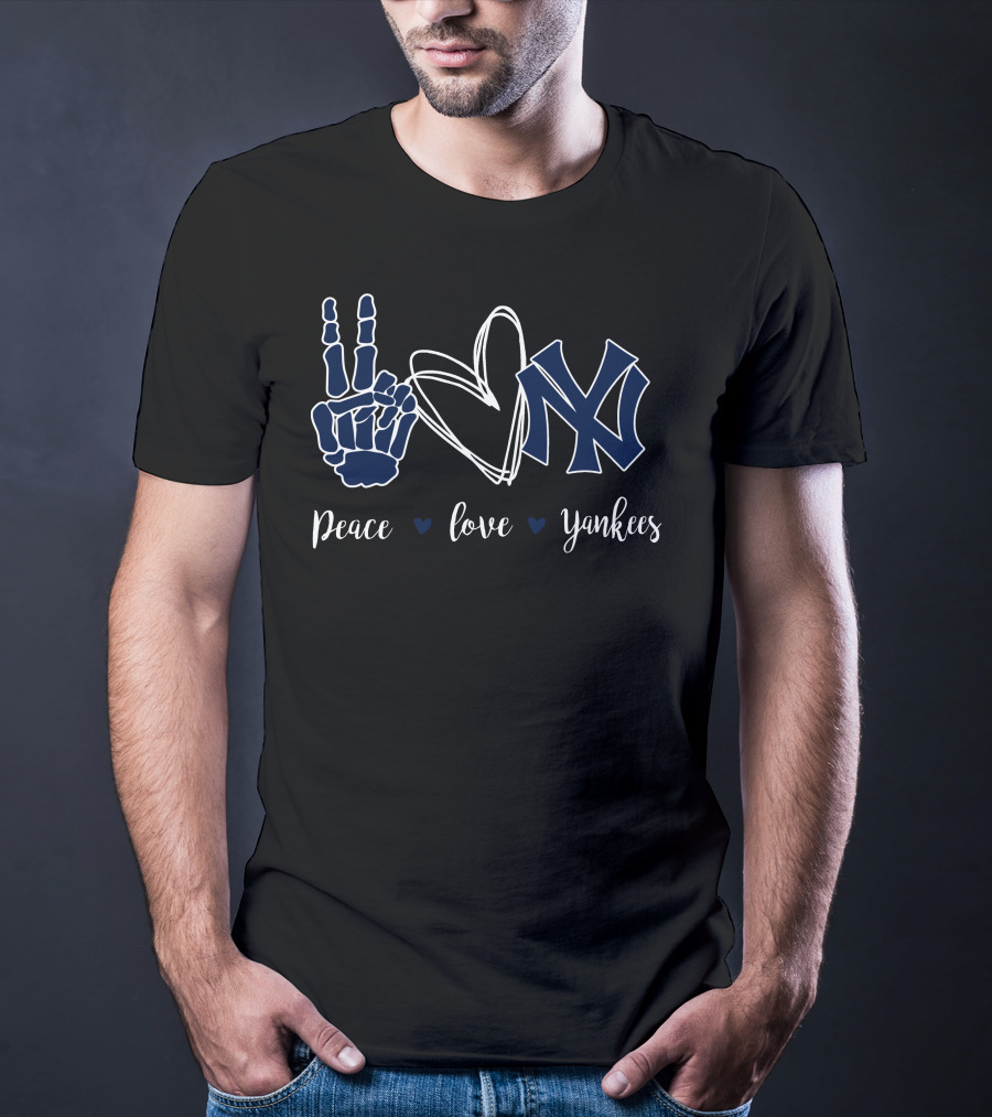 Peace Love Yankees T-Shirt