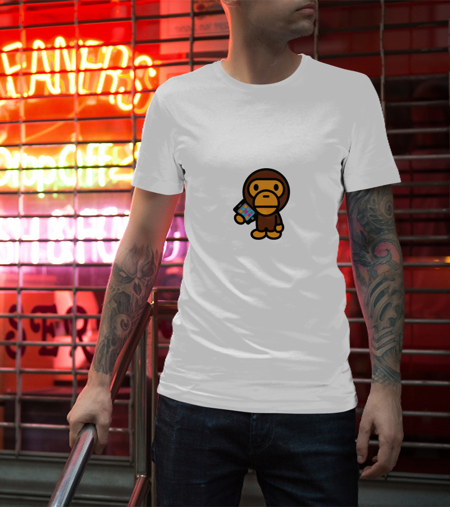Kid Cudi Bape Milo Monkey IPhone T-Shirt