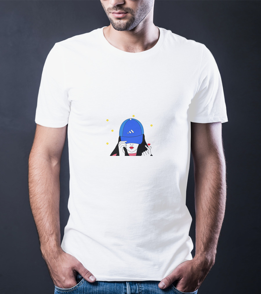 Caroline Manning Cap Hand Heart Stars T-Shirt