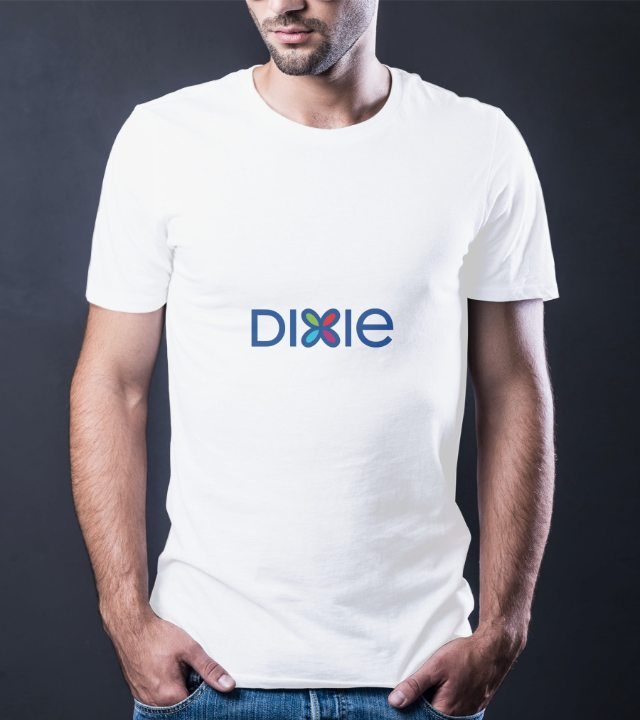 Dixie Blue Red Green Flower T-Shirt