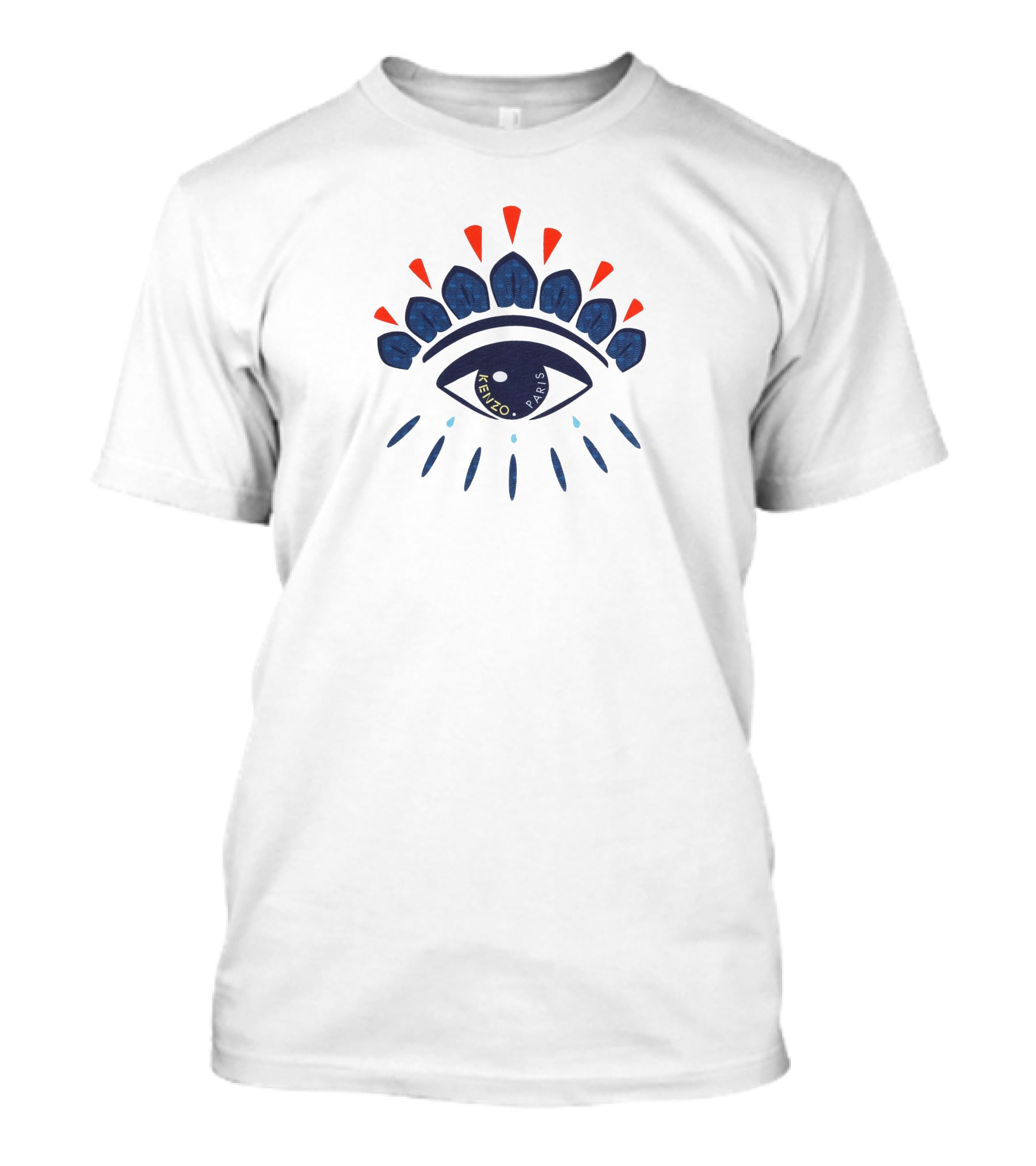 Kenzo Eye Paris Bold Graphic Motif T-Shirt