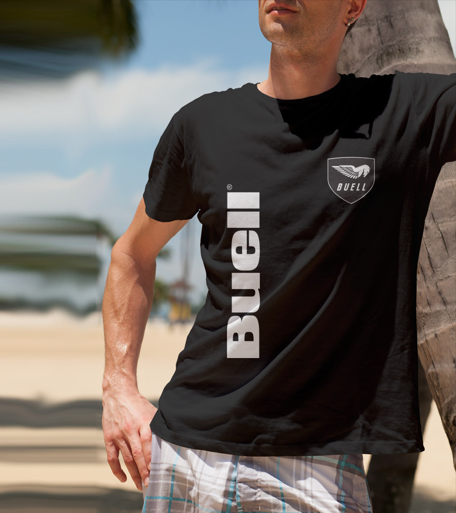 Buell Winged Logo Black T-Shirt