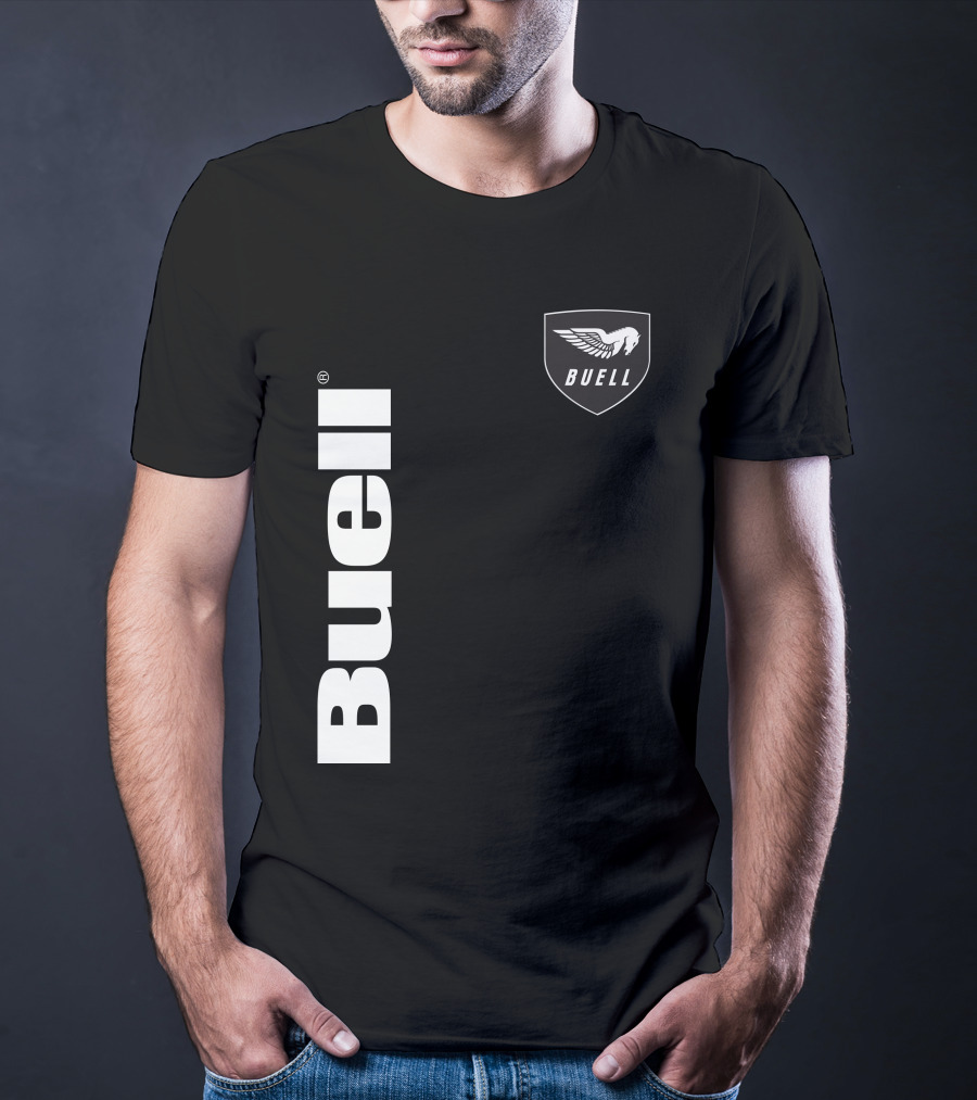 Buell Winged Logo Black T-Shirt