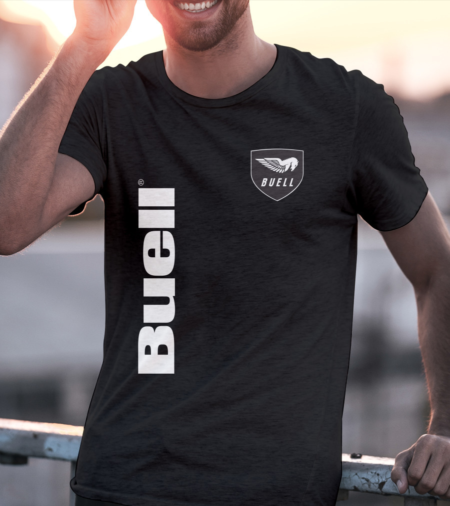 Buell Winged Logo Black T-Shirt