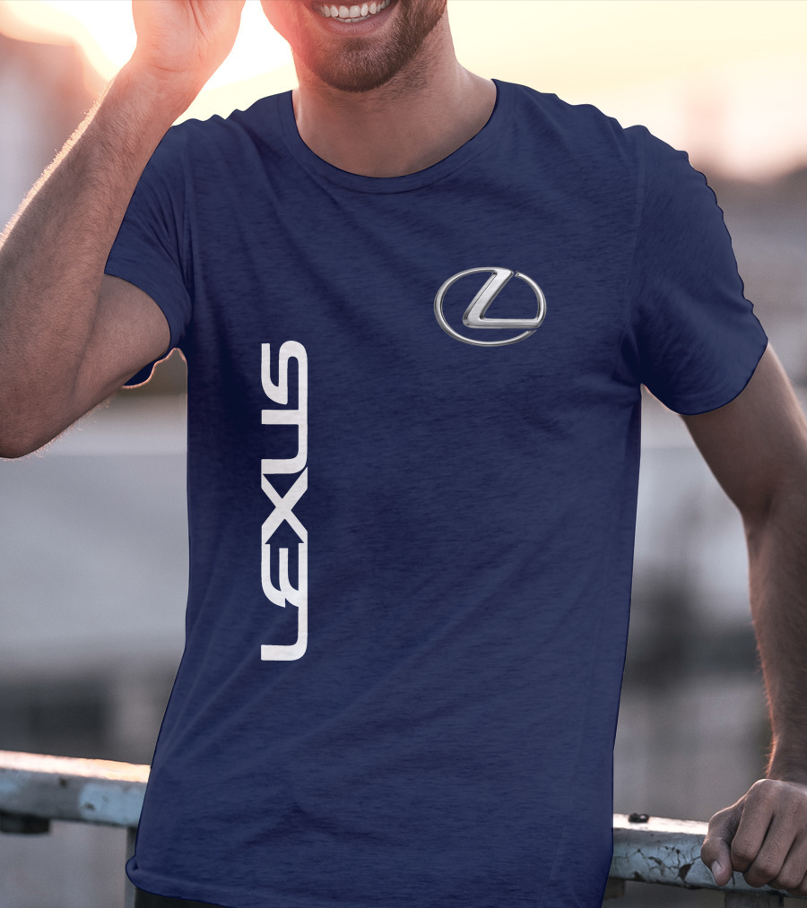 LEXUS Logo Icon Blue Background T-Shirt