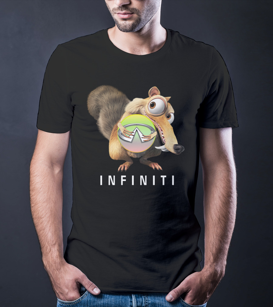 INFINITI Scrat Holding Green Sphere T-Shirt