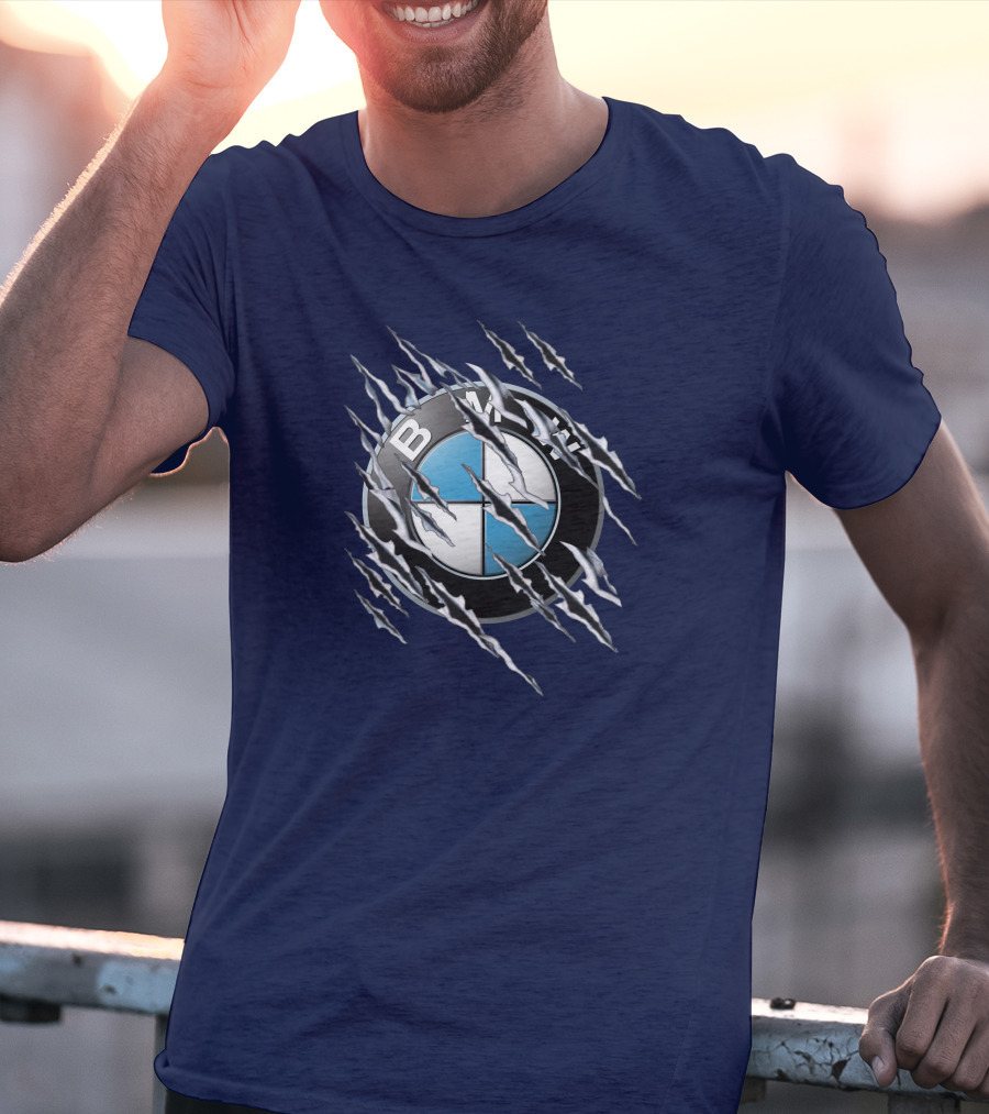 BMW Claw Mark Logo Effect T-Shirt