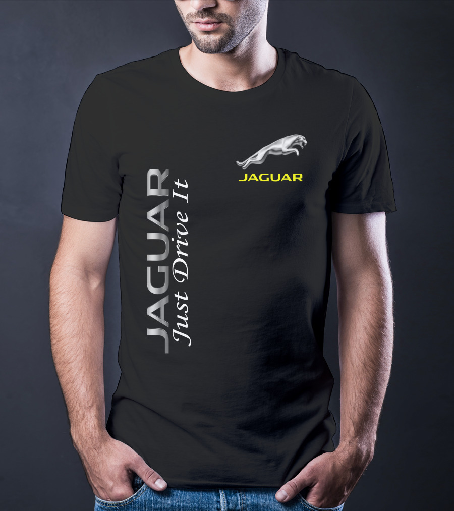 JAGUAR Just Drive It Silver T-Shirt