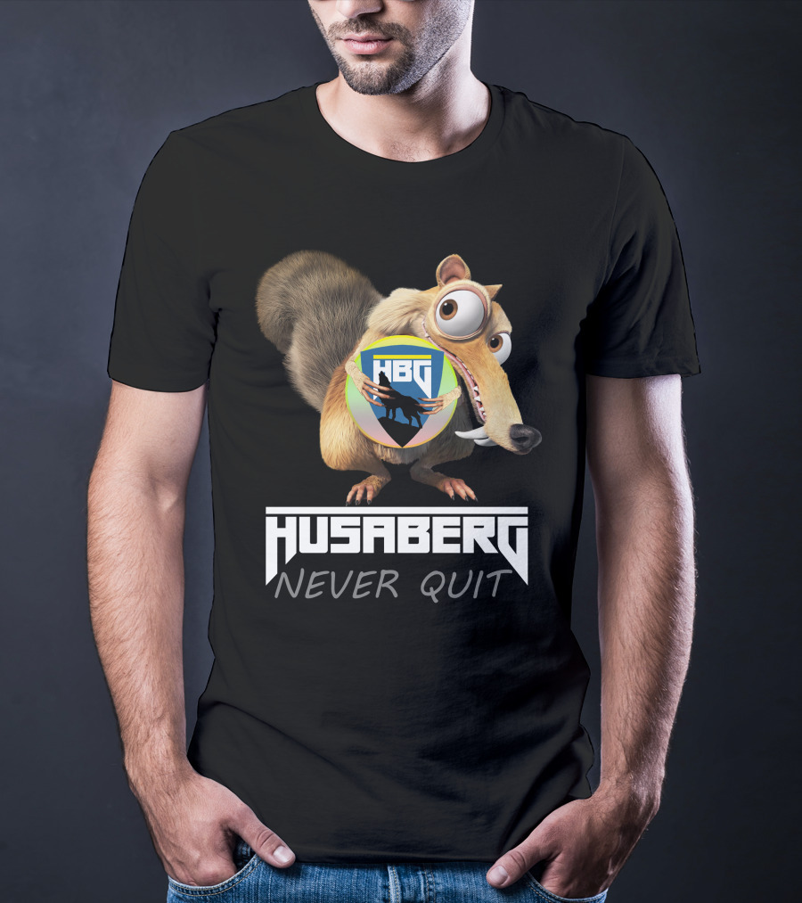 Husaberg Never Quit HBG Ice Age Scrat T-Shirt