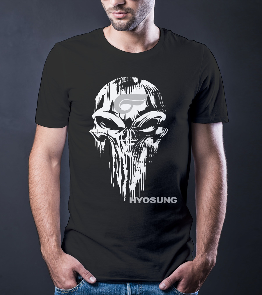 HYOSUNG Skull With Stylized T-Shirt