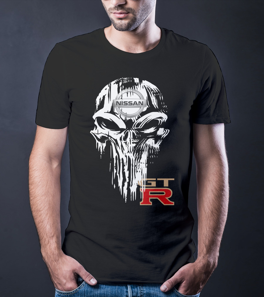 NISSAN GTR Skull Emblem T-Shirt