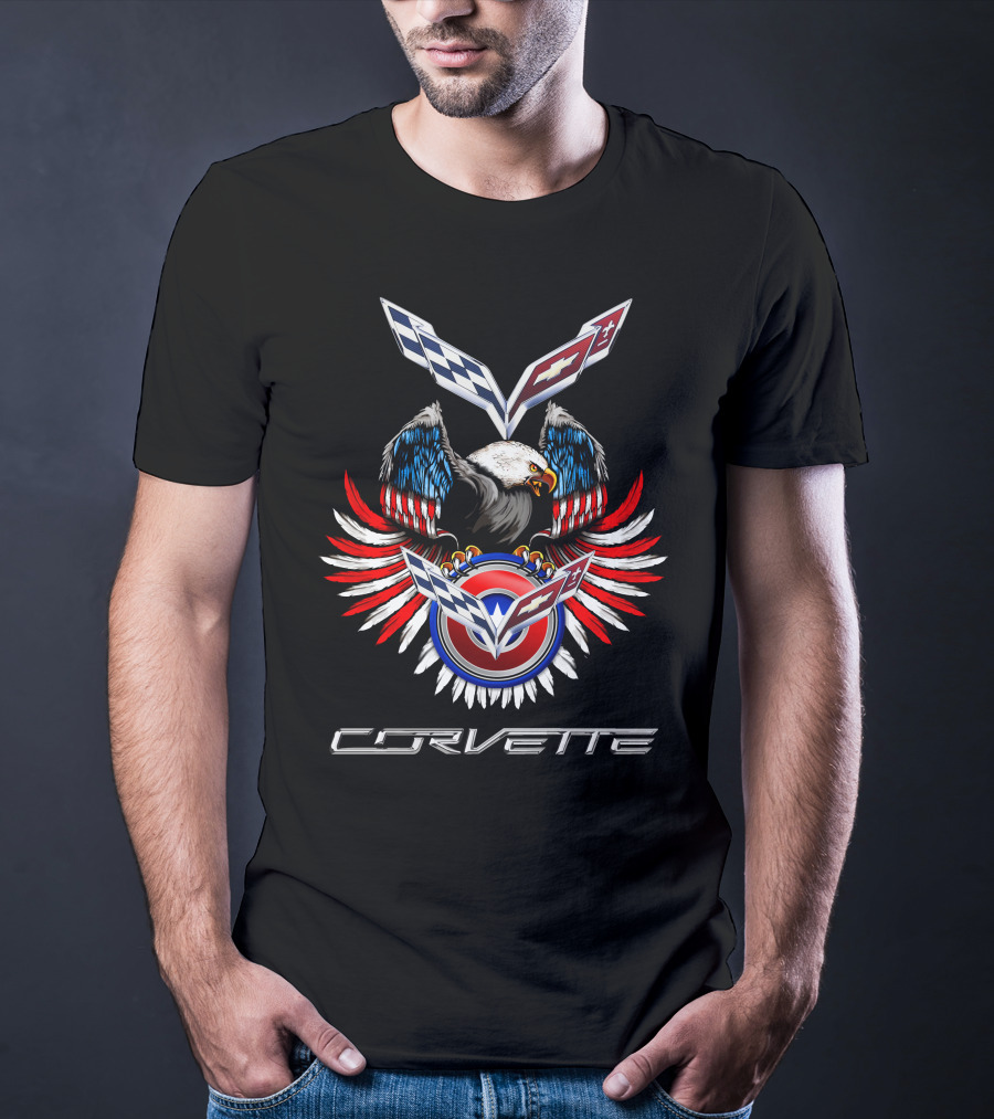 CORVETTE C7 American Eagle Emblem T-Shirt