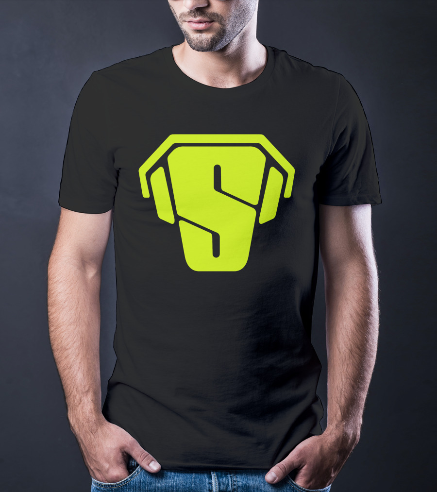 RS Green Iconic Logo S Neon T-Shirt