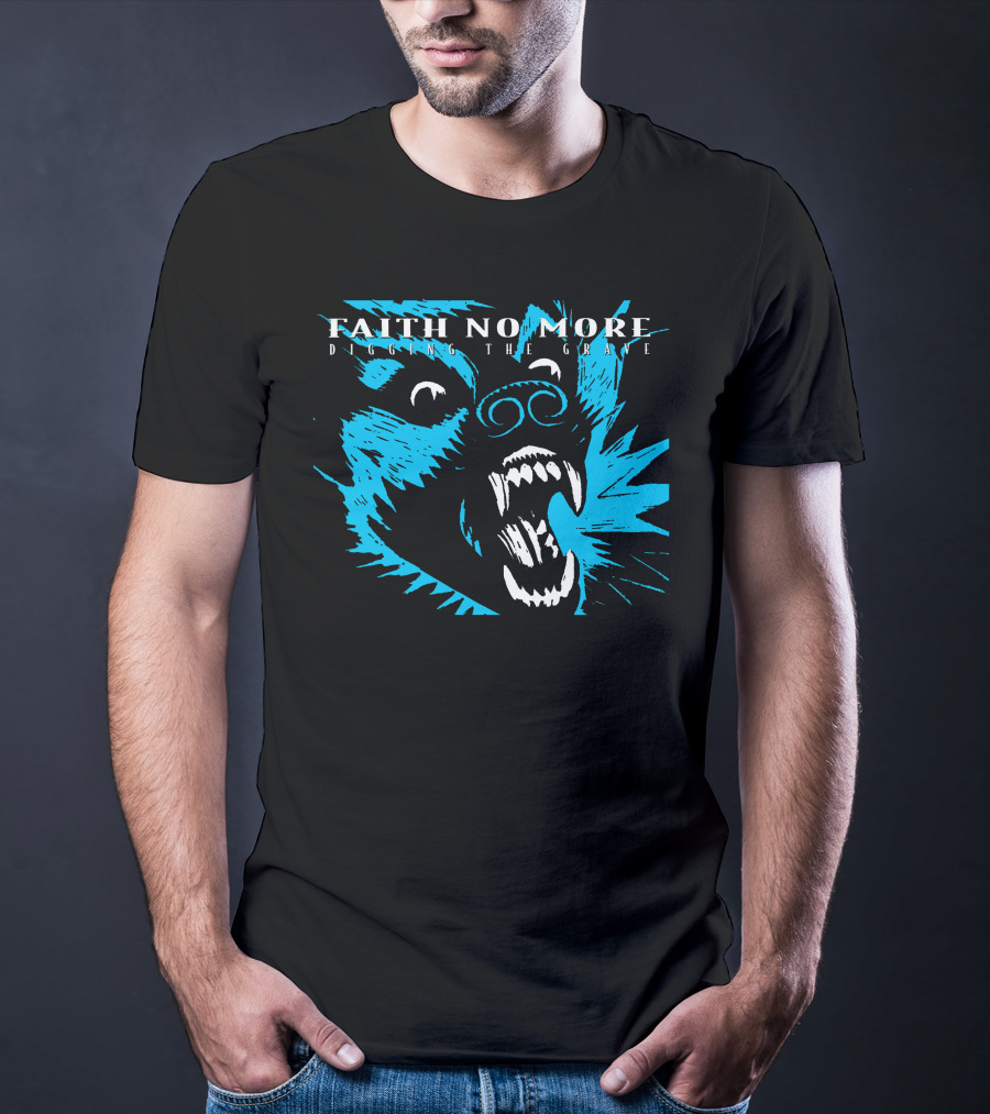 FAITH NO MORE Digging The Grave Blue T-Shirt