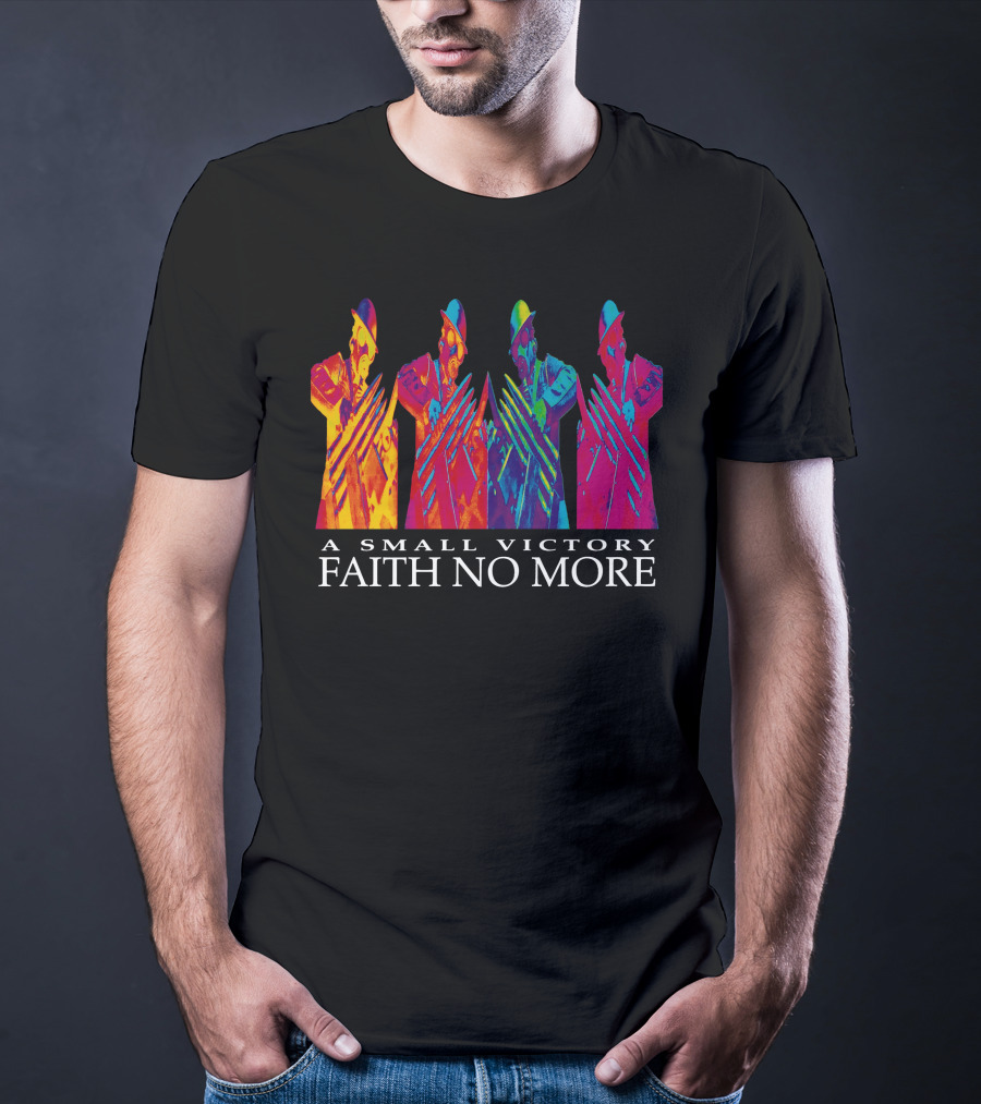 A Small Victory Faith No More Colorful Figures T-Shirt