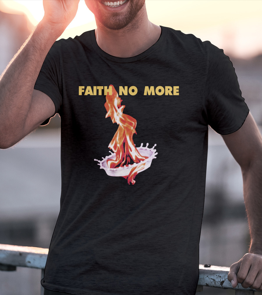 Faith No More Flaming Milk Splash T-Shirt