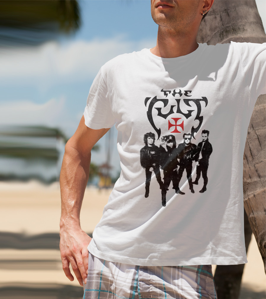 The Cult Band Cross Symbol T-Shirt