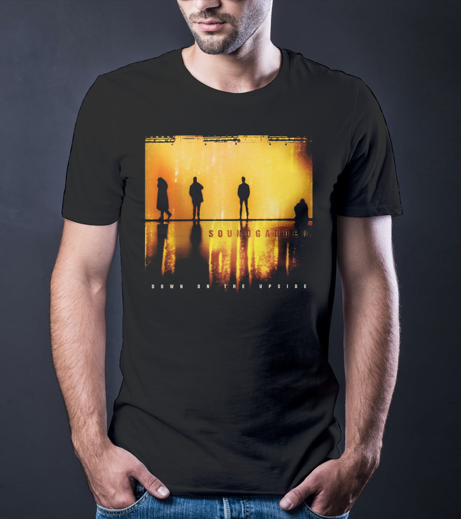 Soundgarden Down On The Upside Silhouettes Reflecting On Stage T-Shirt