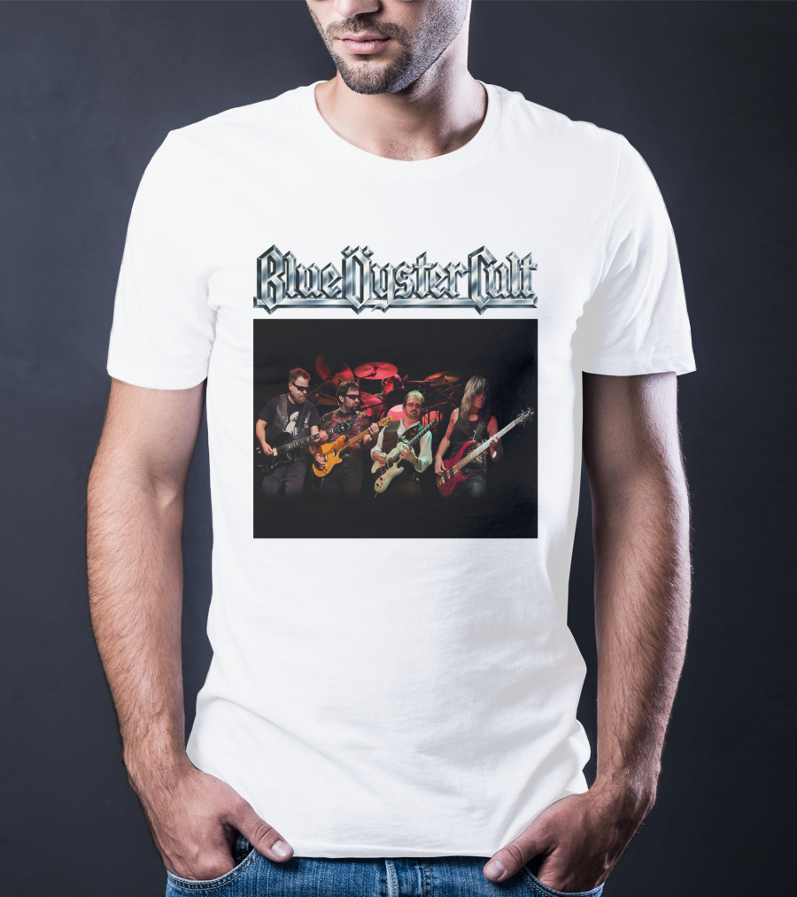 Blue Oyster Cult Live Performance Band Image T-Shirt