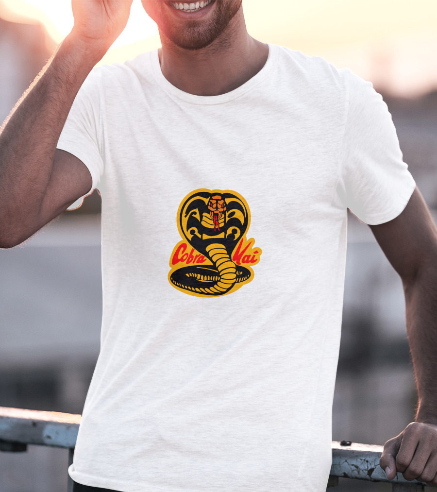 Cobra Kai Classic Cobra Snake Emblem T-Shirt
