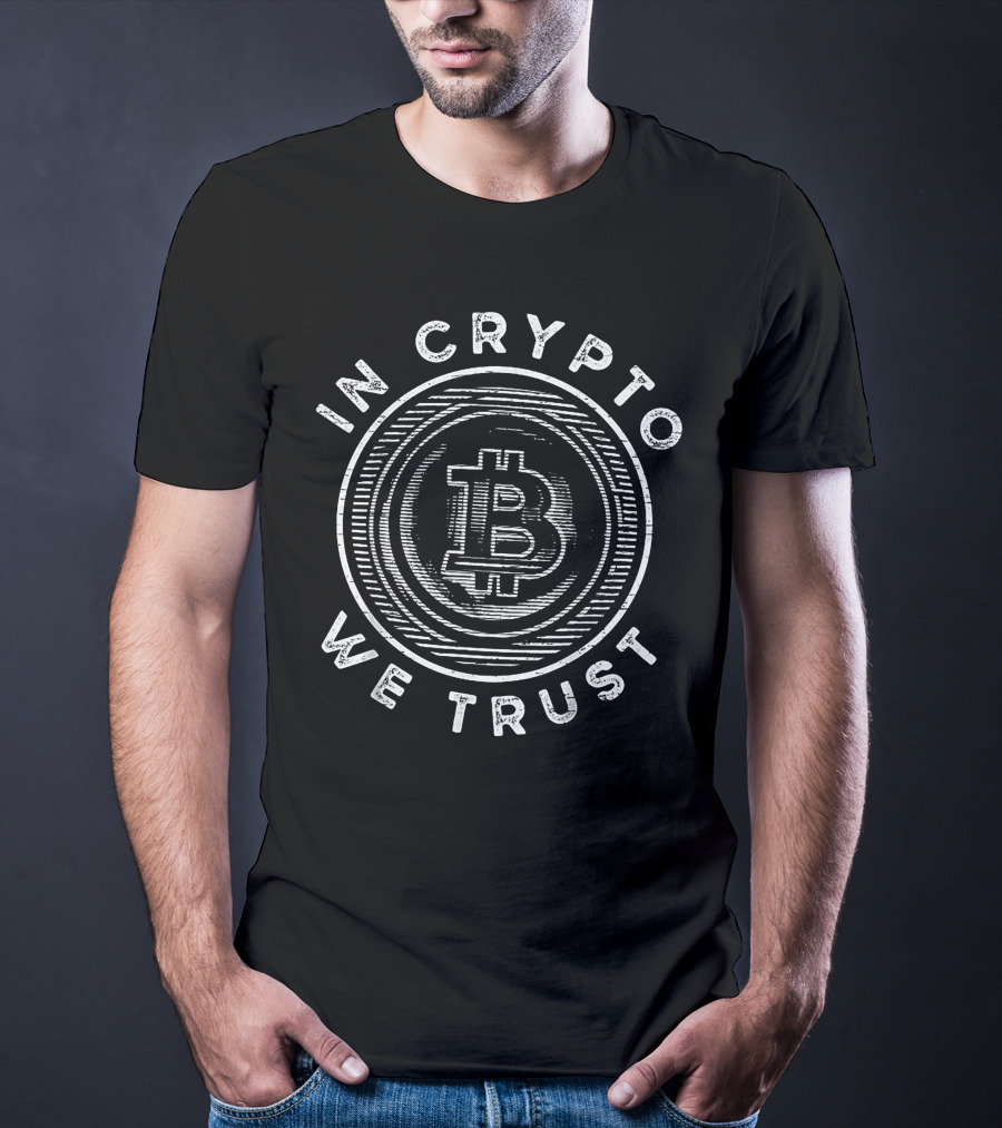 In Crypto We Trust Bitcoin Fan T-Shirt
