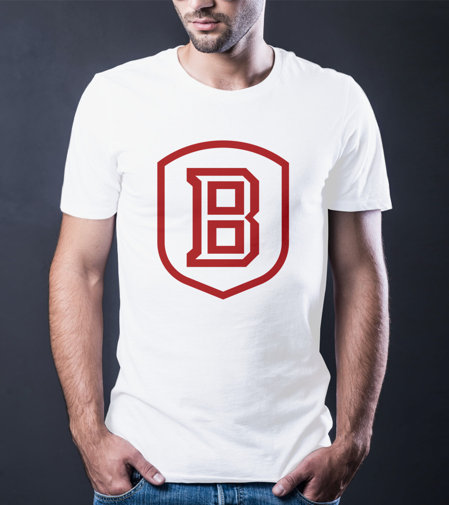 Bradley Braves Shield Emblem B T-Shirt